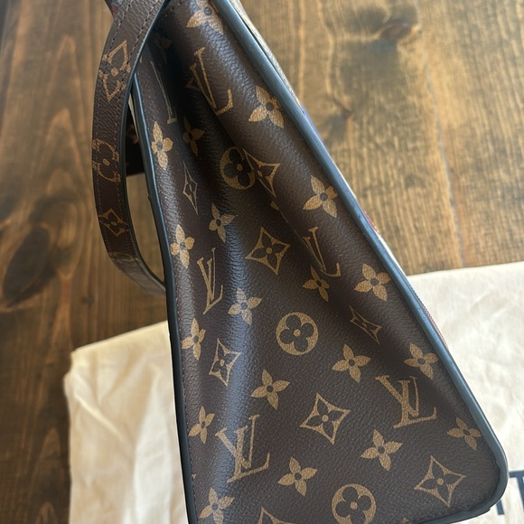 Louis Vuitton City Steamer Handbag Blue/Maroon - Picture 5 of 9